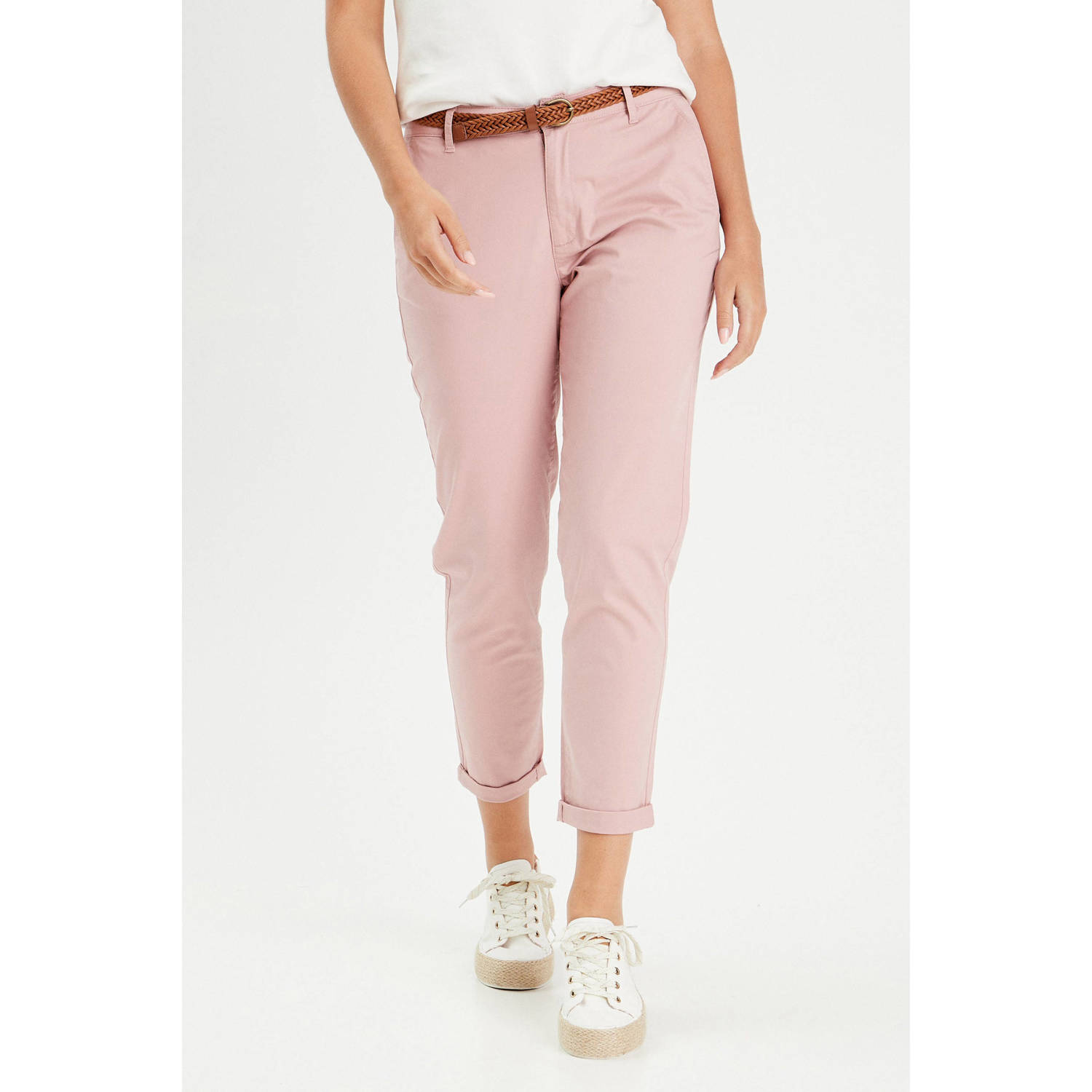 Cache cropped regular fit chino