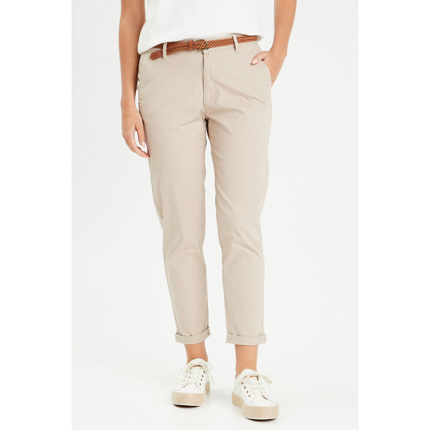 Cache cropped regular fit chino