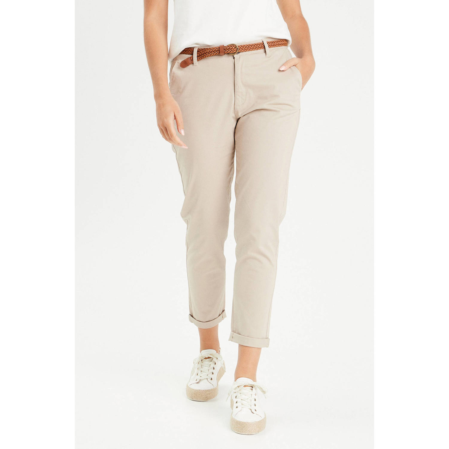 Cache cropped regular fit chino