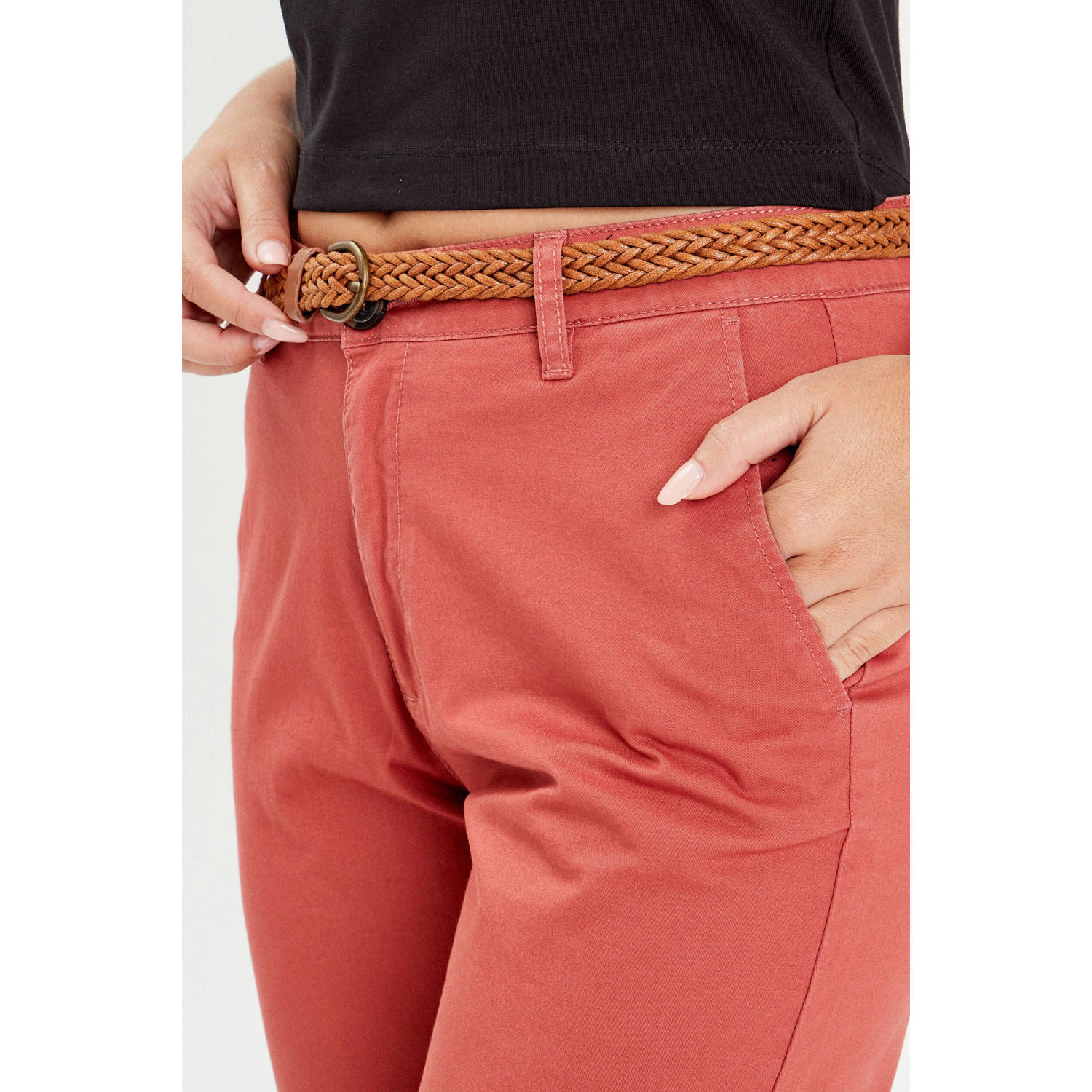 Cache cropped regular fit chino