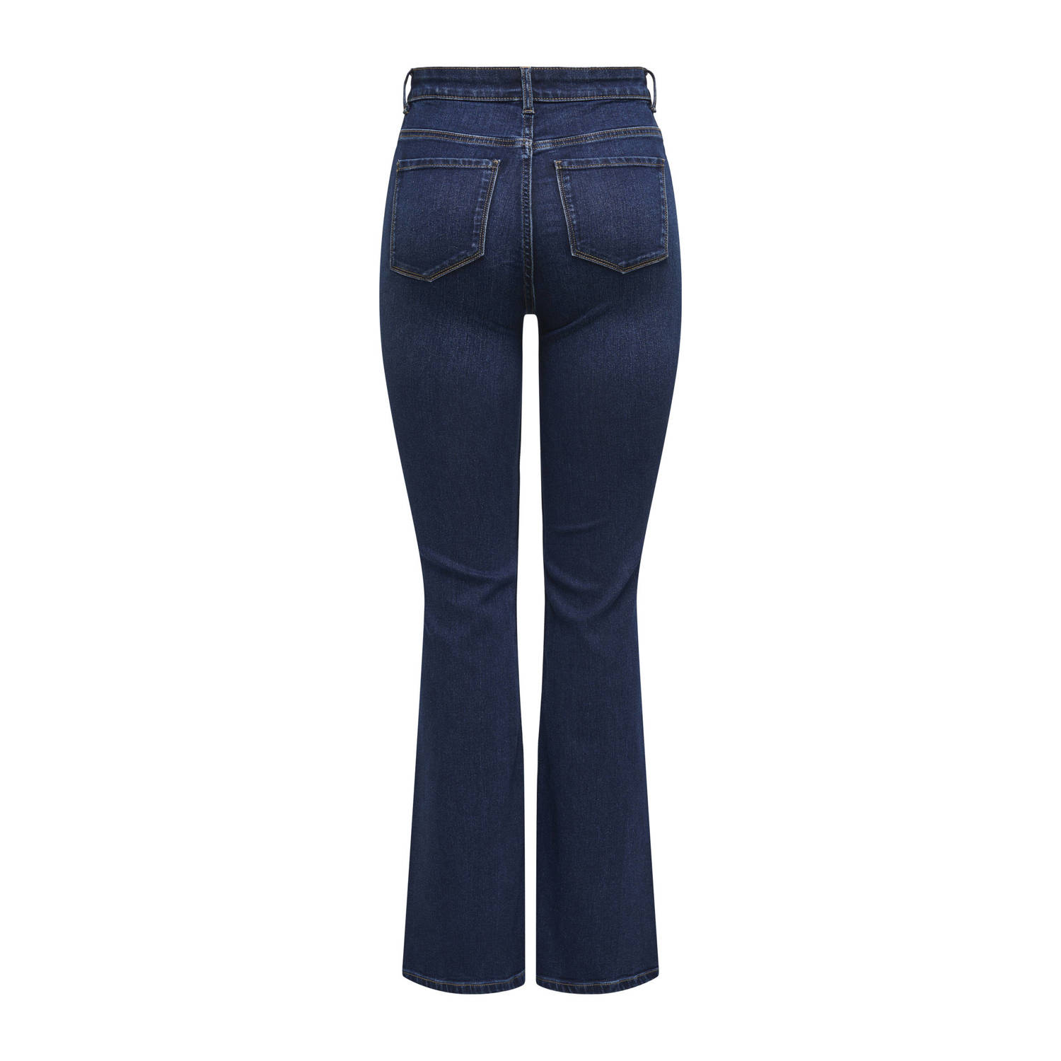 JDY high waist flared jeans LONDON dark blue denim