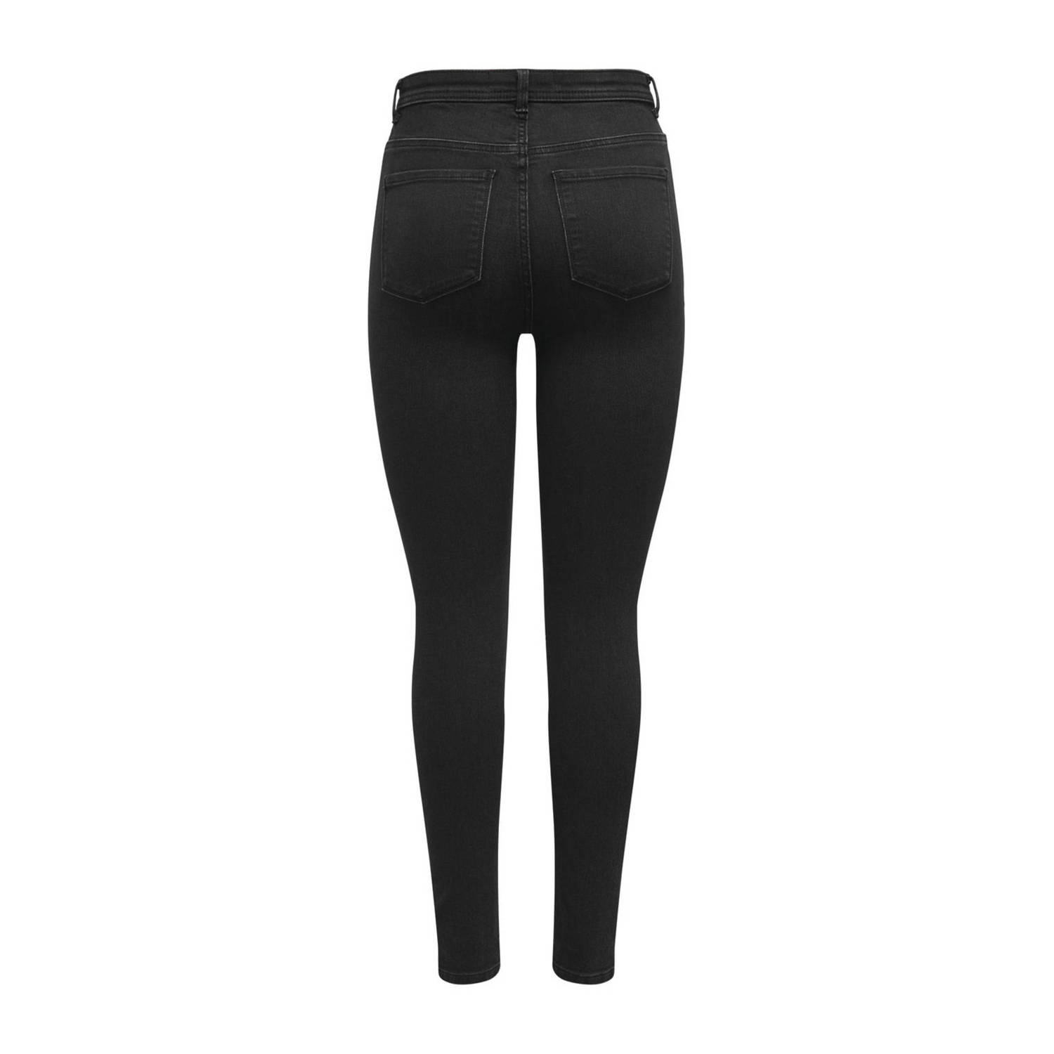 JDY high waist skinny jeans LONDON black denim