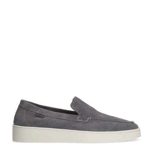 Manfield suède loafers grijs afbeelding