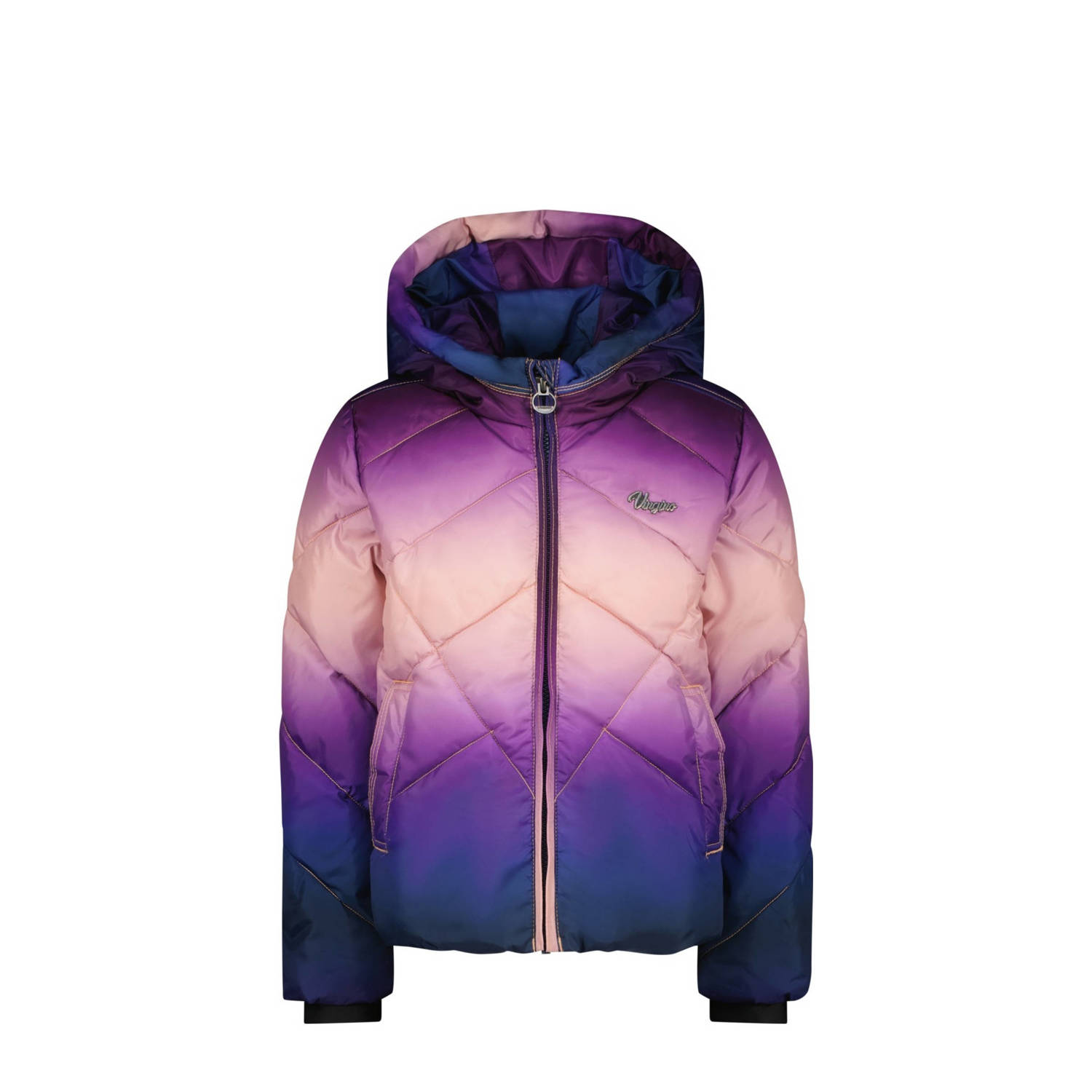 VINGINO gewatteerde winterjas Tarijke paars roze Meisjes Polyester Capuchon 104