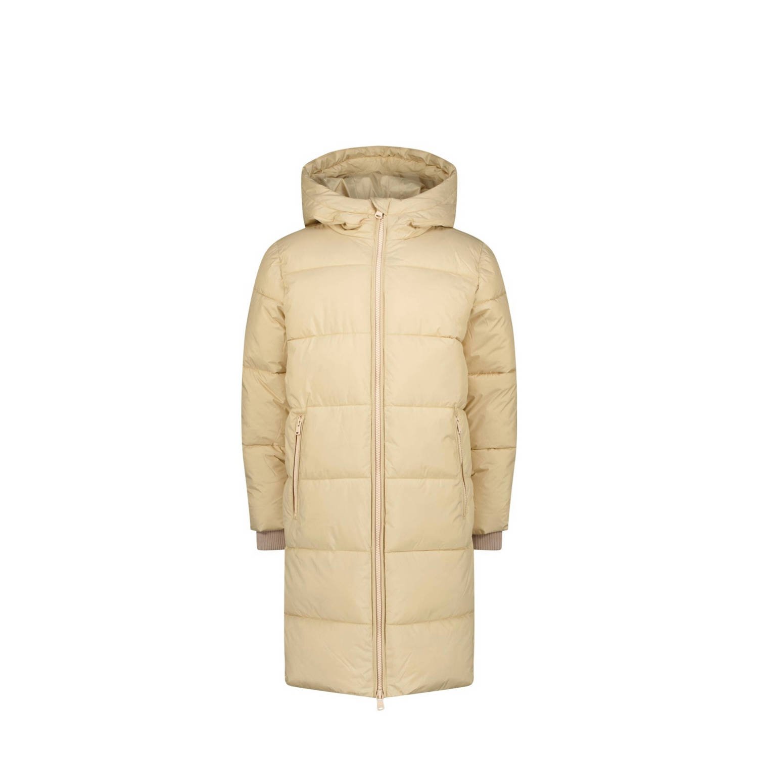 VINGINO gewatteerde winterjas Taire crème Meisjes Polyester Capuchon Effen 104