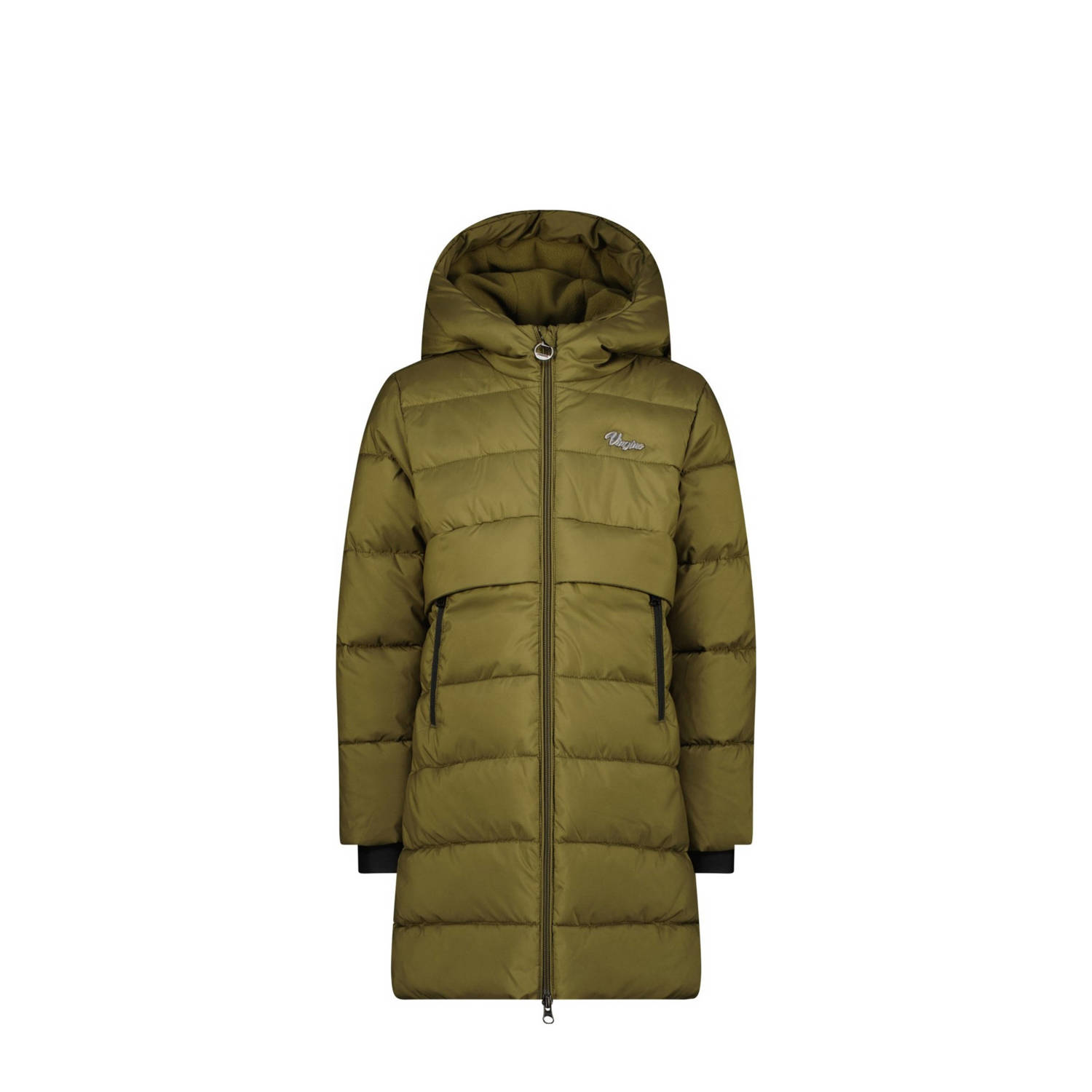 VINGINO gewatteerde winterjas Tinja olijfgroen Meisjes Polyester Capuchon 104
