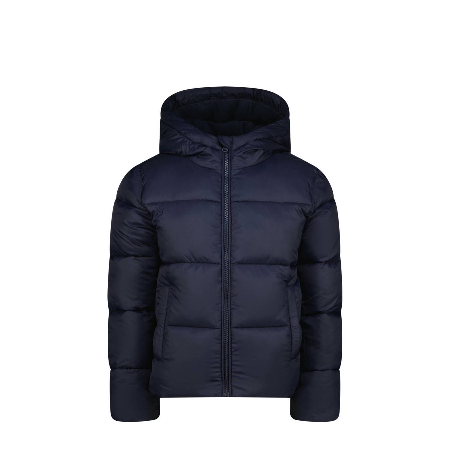 VINGINO gewatteerde winterjas Tanna diep donkerblauw Meisjes Nylon Capuchon 164