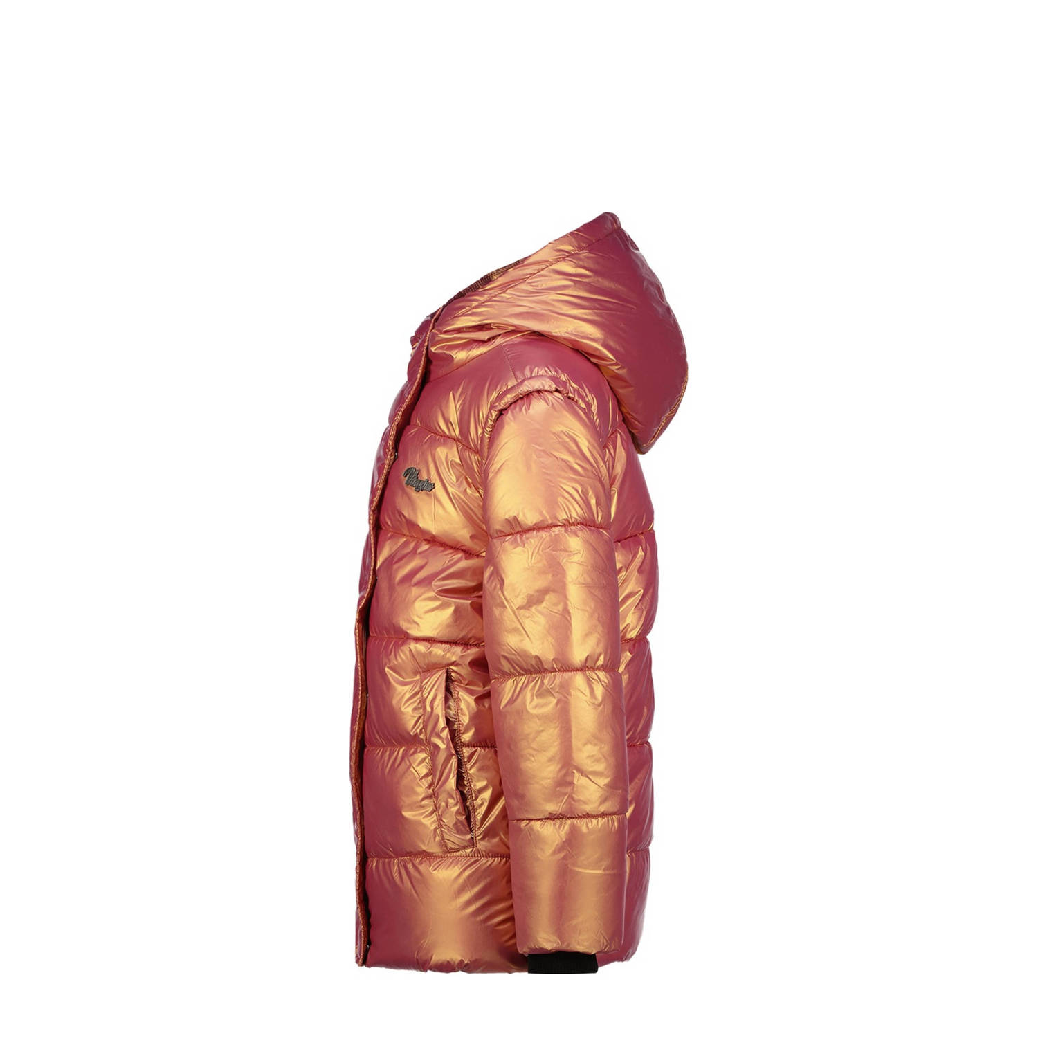 Vingino gewatteerde winterjas Telissa roze metallic