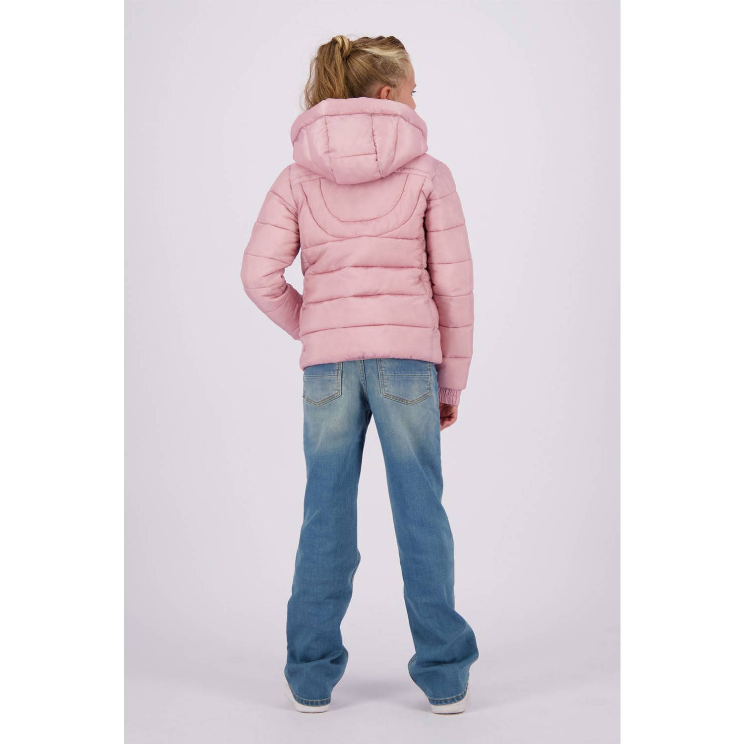 Vingino gewatteerde winterjas Tianne pastelroze