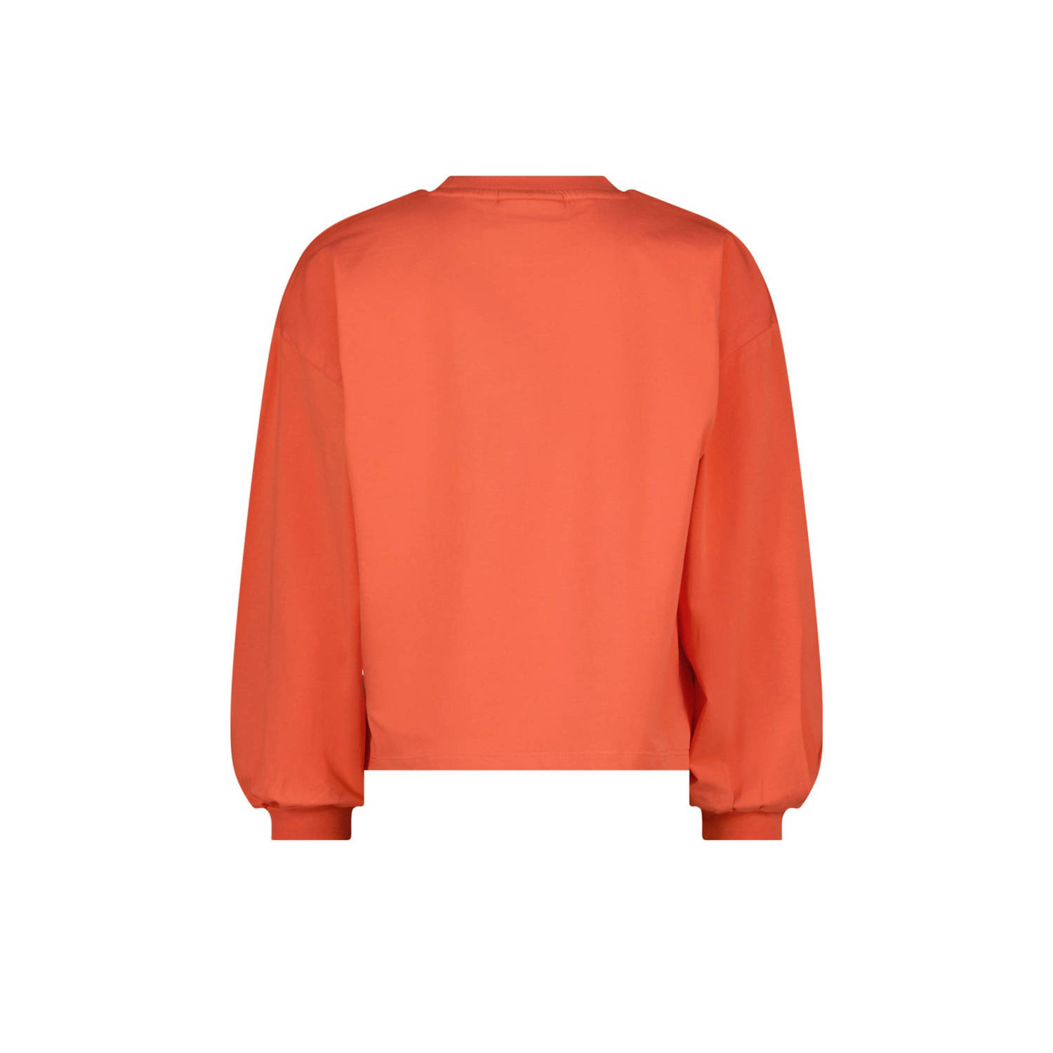 Vingino sweater Jazzlin met printopdruk koraaloranje