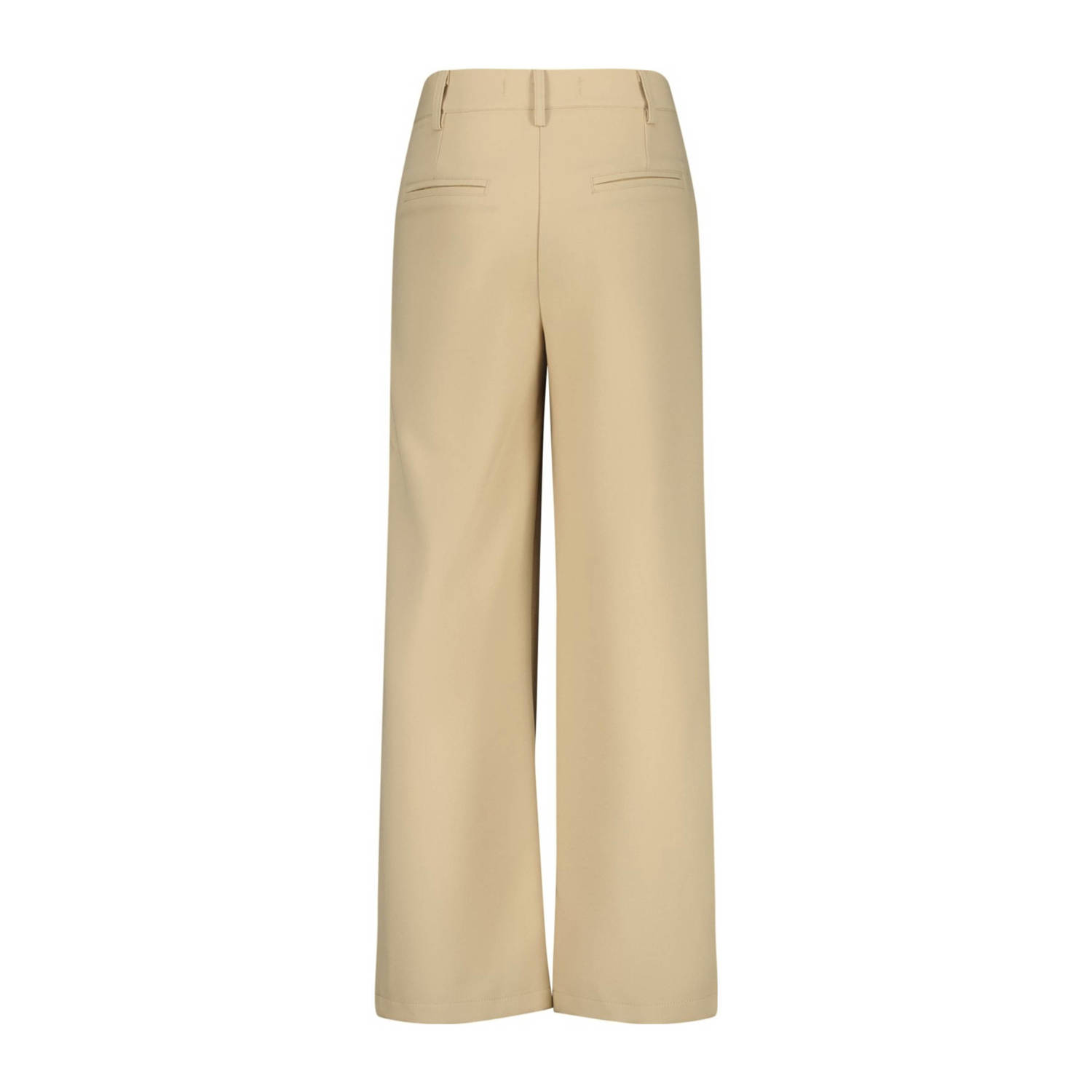 Vingino high waist wide leg broek Stella zand