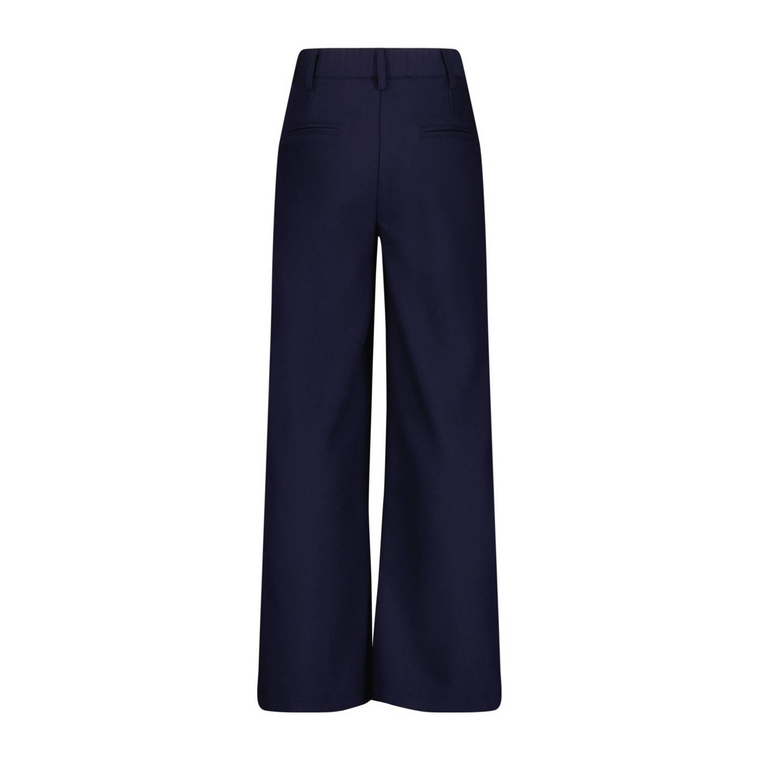 Vingino high waist wide leg broek Stella diep donkerblauw