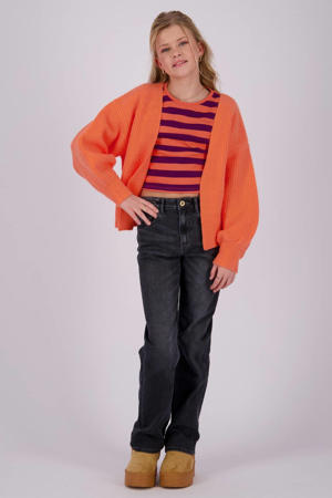 gebreid vest Mandie koraaloranje
