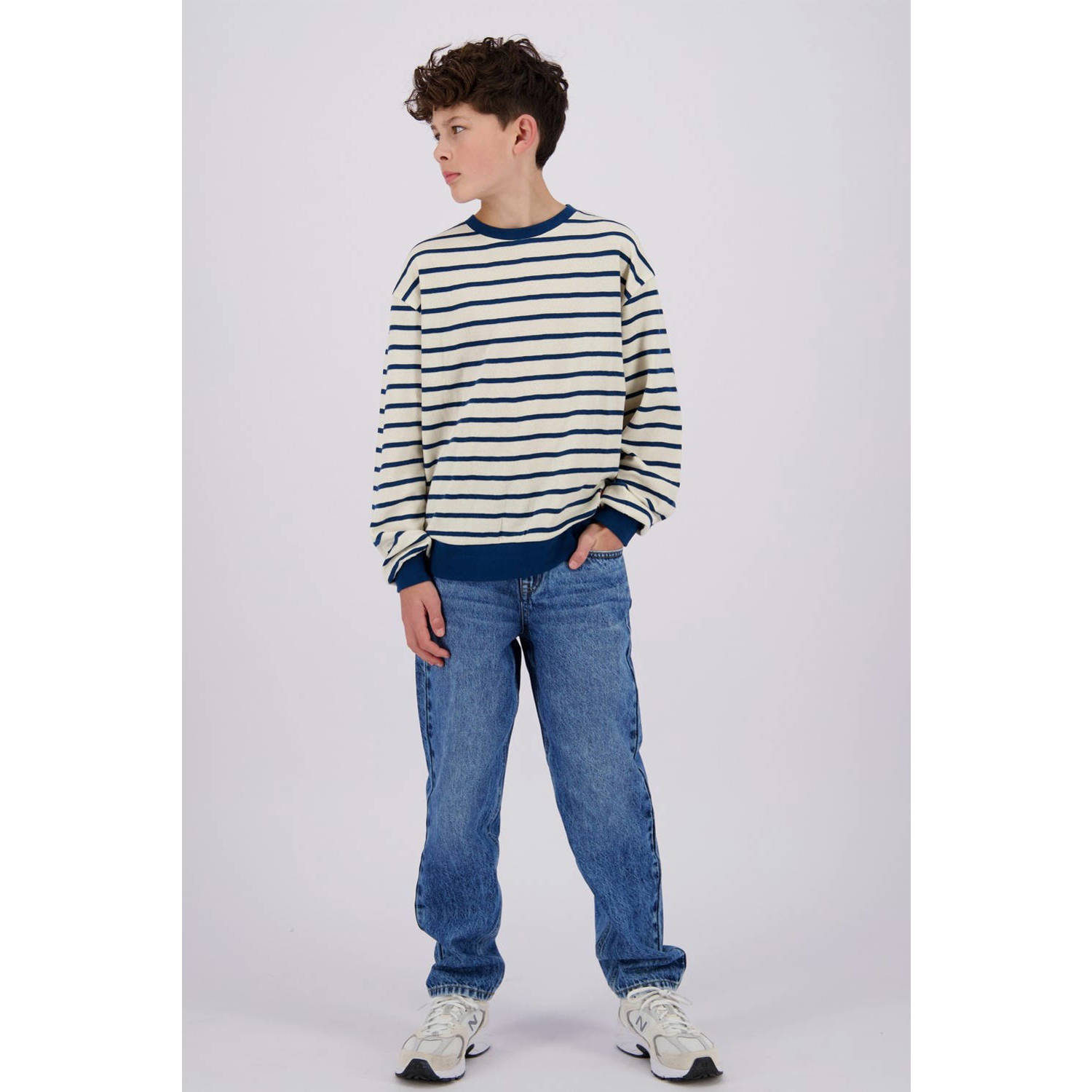 Vingino loose fit jeans Castiano blue vintage