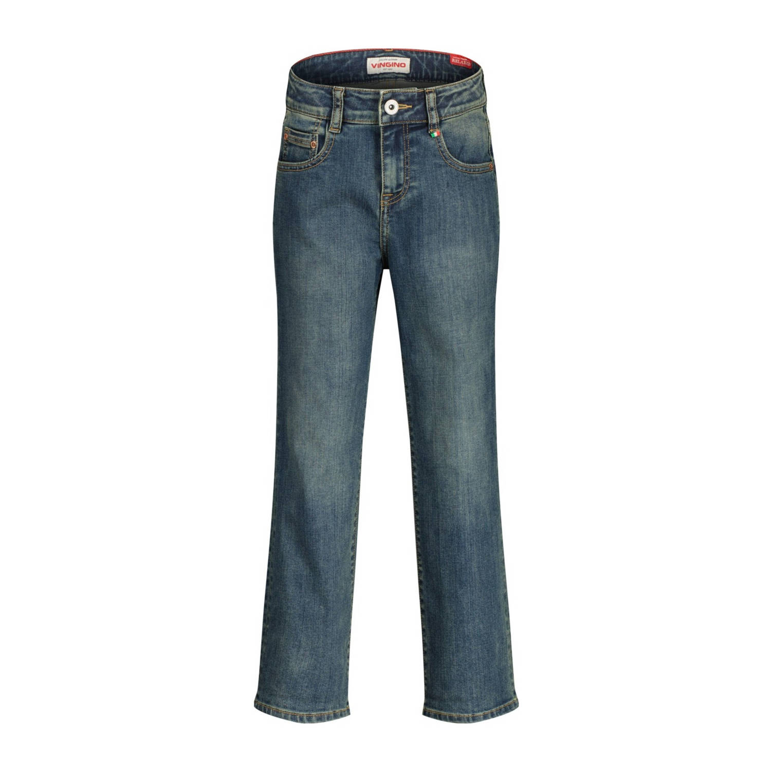 Vingino loose fit jeans Gustavo tinted mid blue