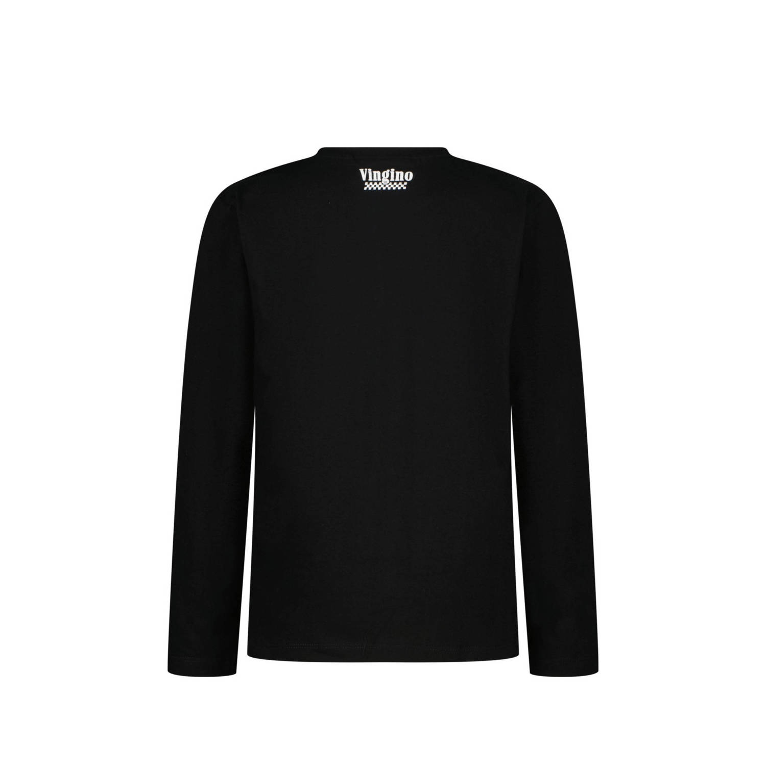 Vingino longsleeve Jacing met logo zwart