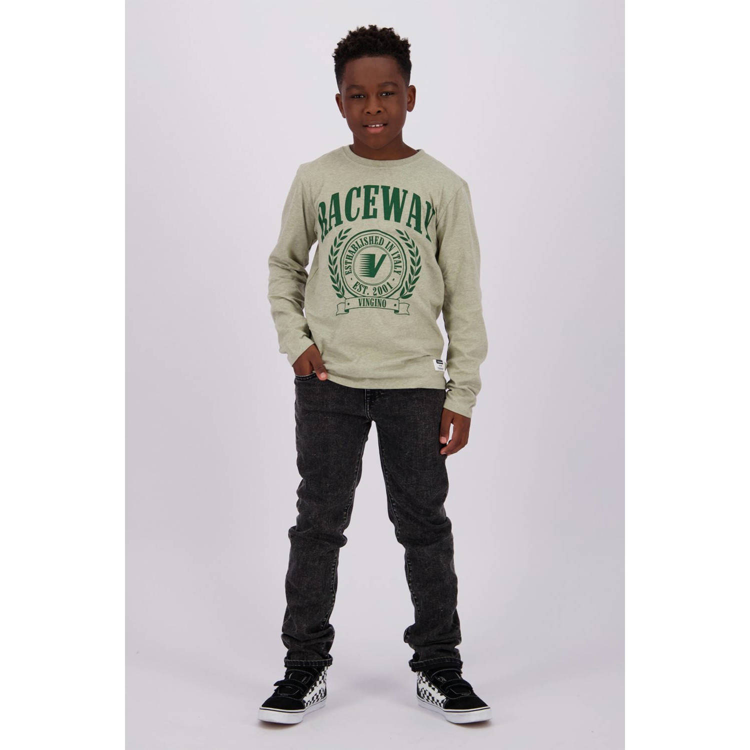 Vingino regular fit jeans Baggio washed black