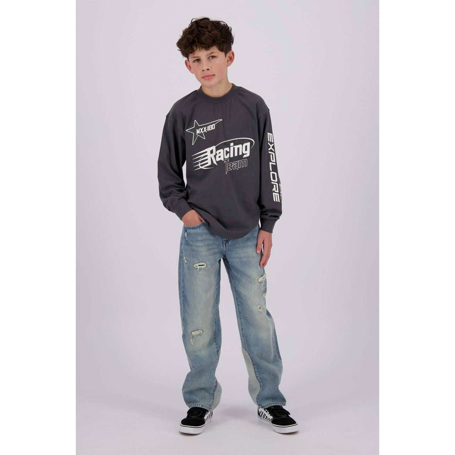 Vingino loose fit jeans Gino old vintage