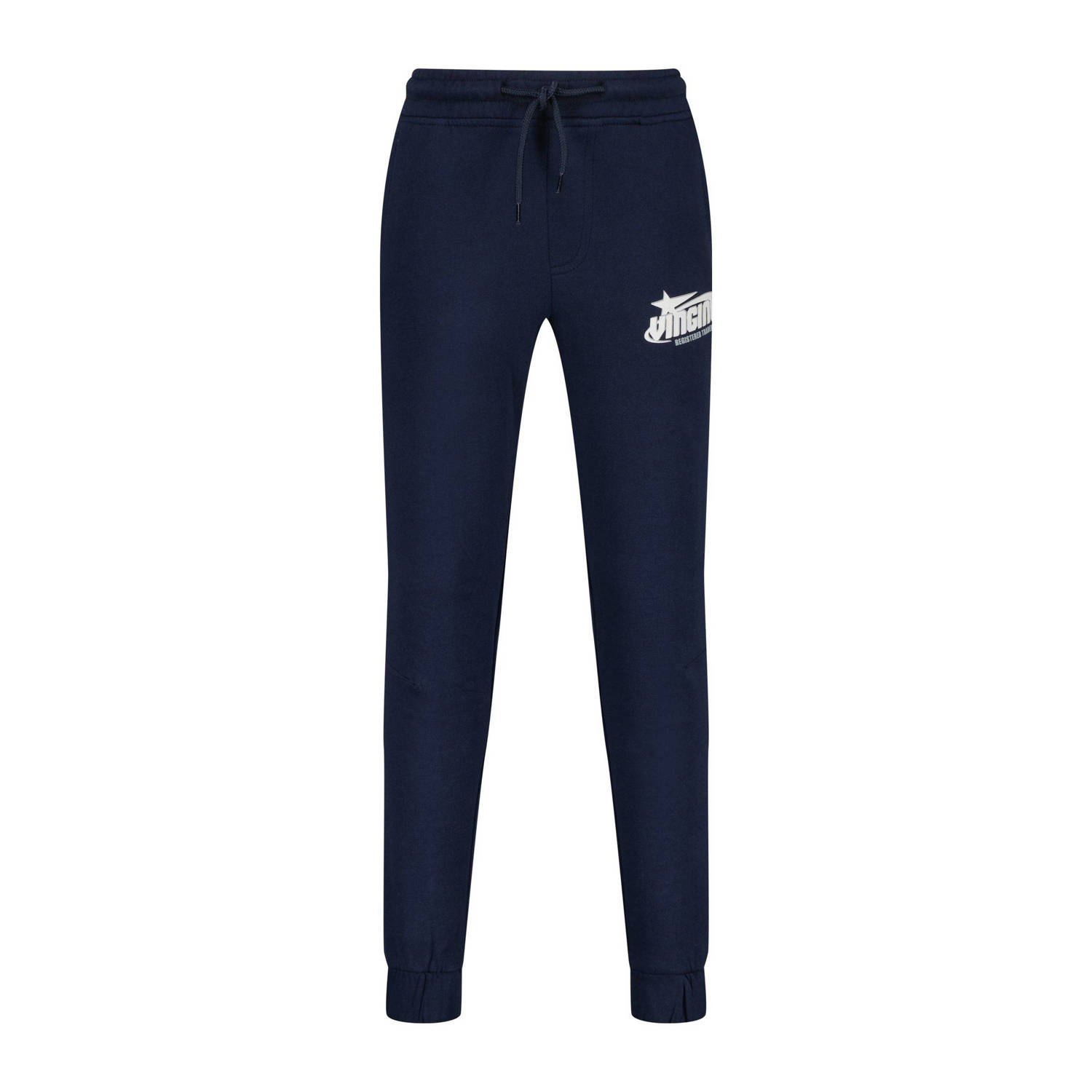 Vingino relaxed joggingbroek Santo met logo donkerblauw