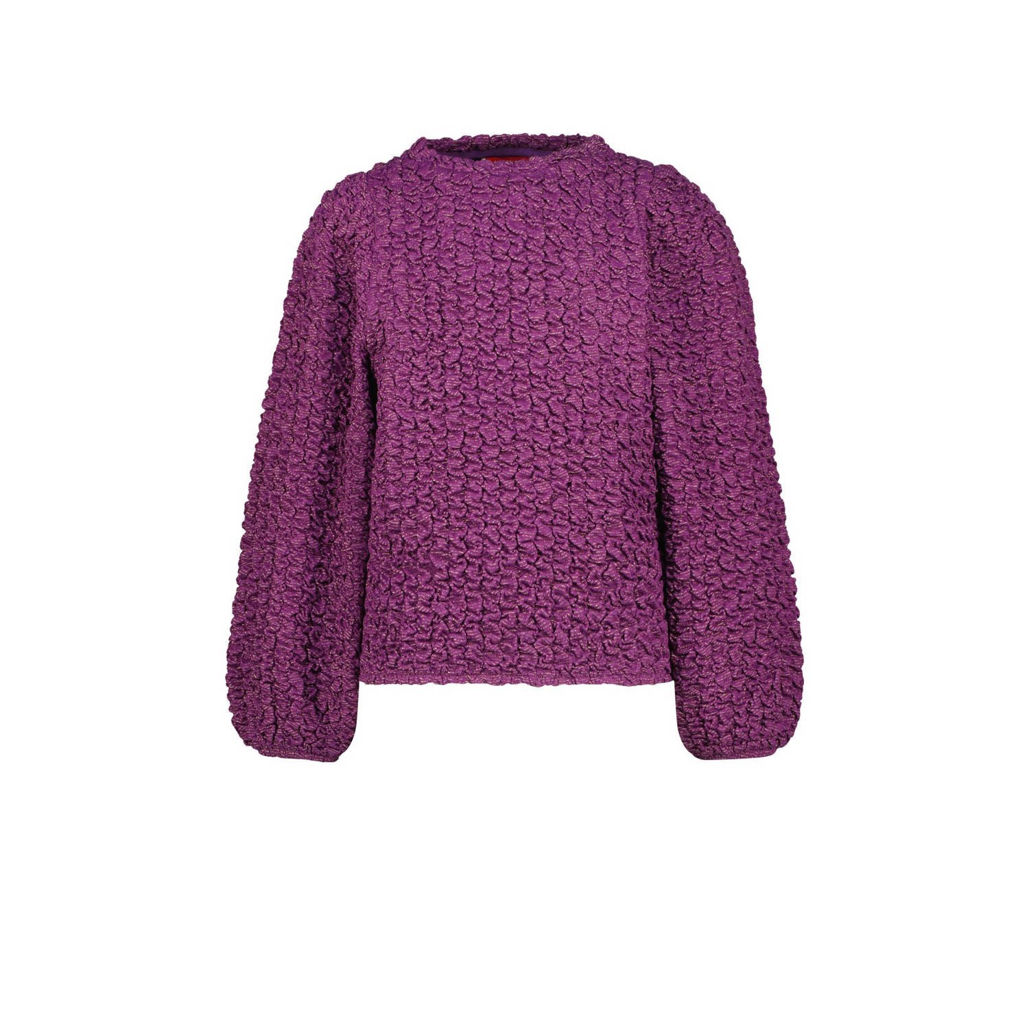 VINGINO sweater Trui Paars Meisjes Katoen Ronde hals Effen 140