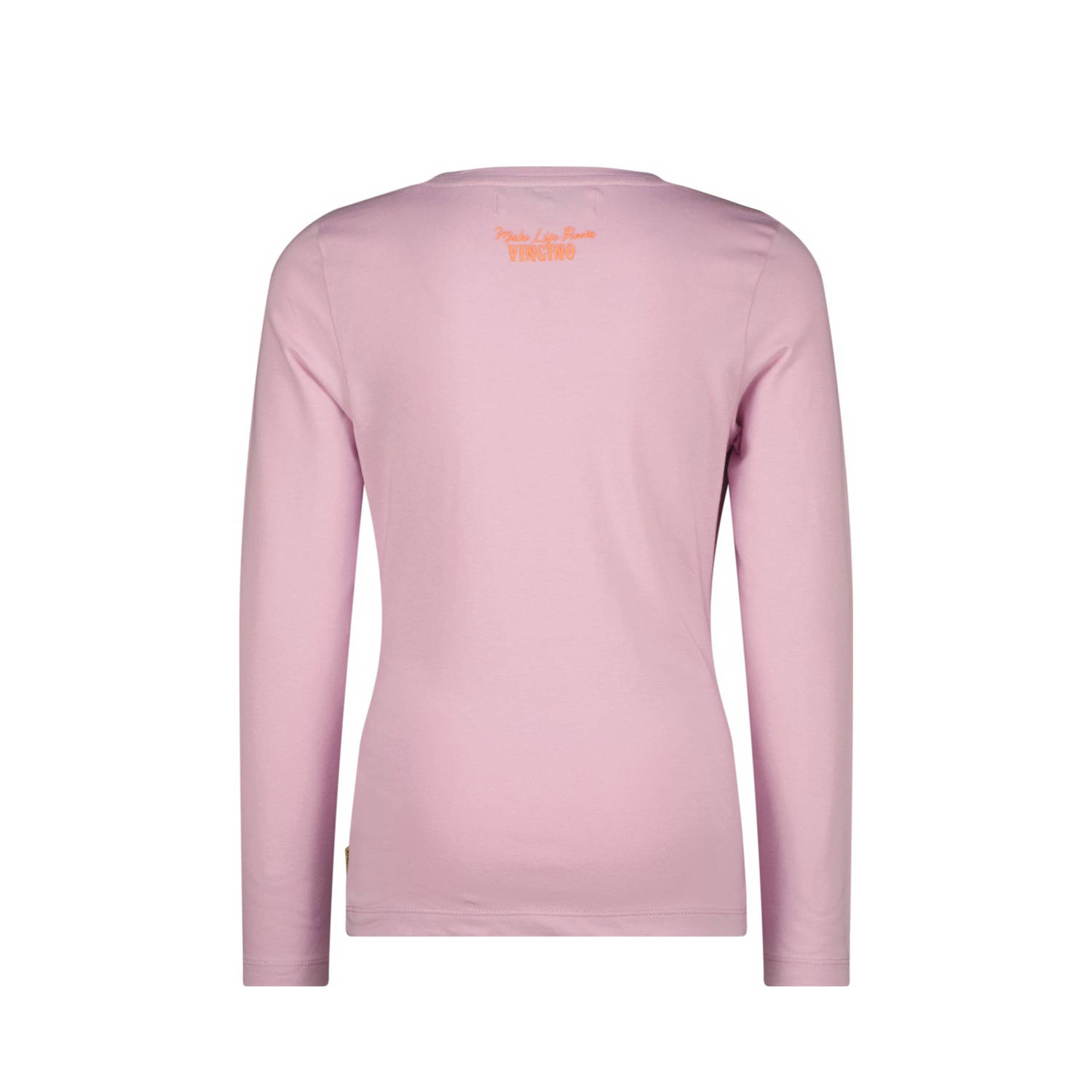 Vingino longsleeve Janneke met printopdruk lila