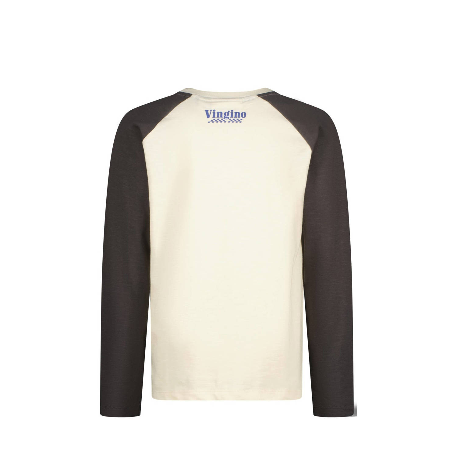 Vingino longsleeve Jalan offwhite zwart