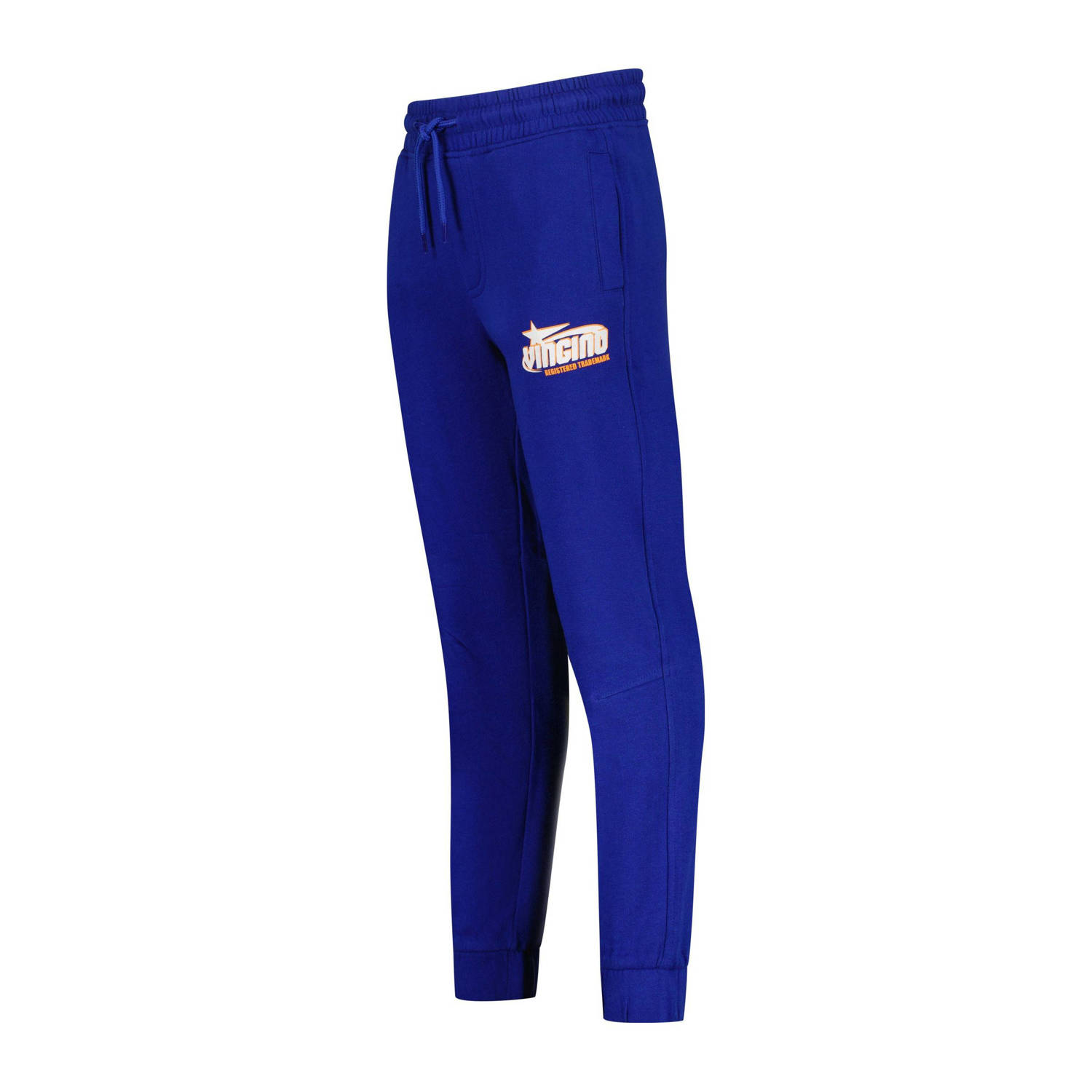 Vingino relaxed joggingbroek Santo met logo hardblauw