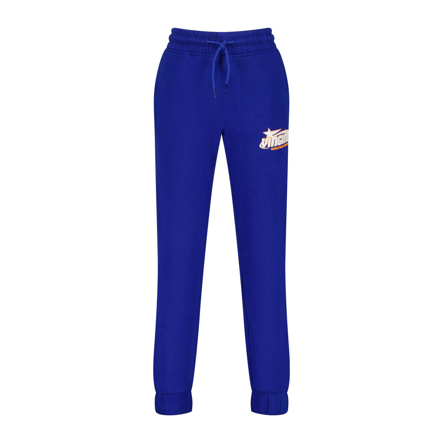 Vingino relaxed joggingbroek Santo met logo hardblauw