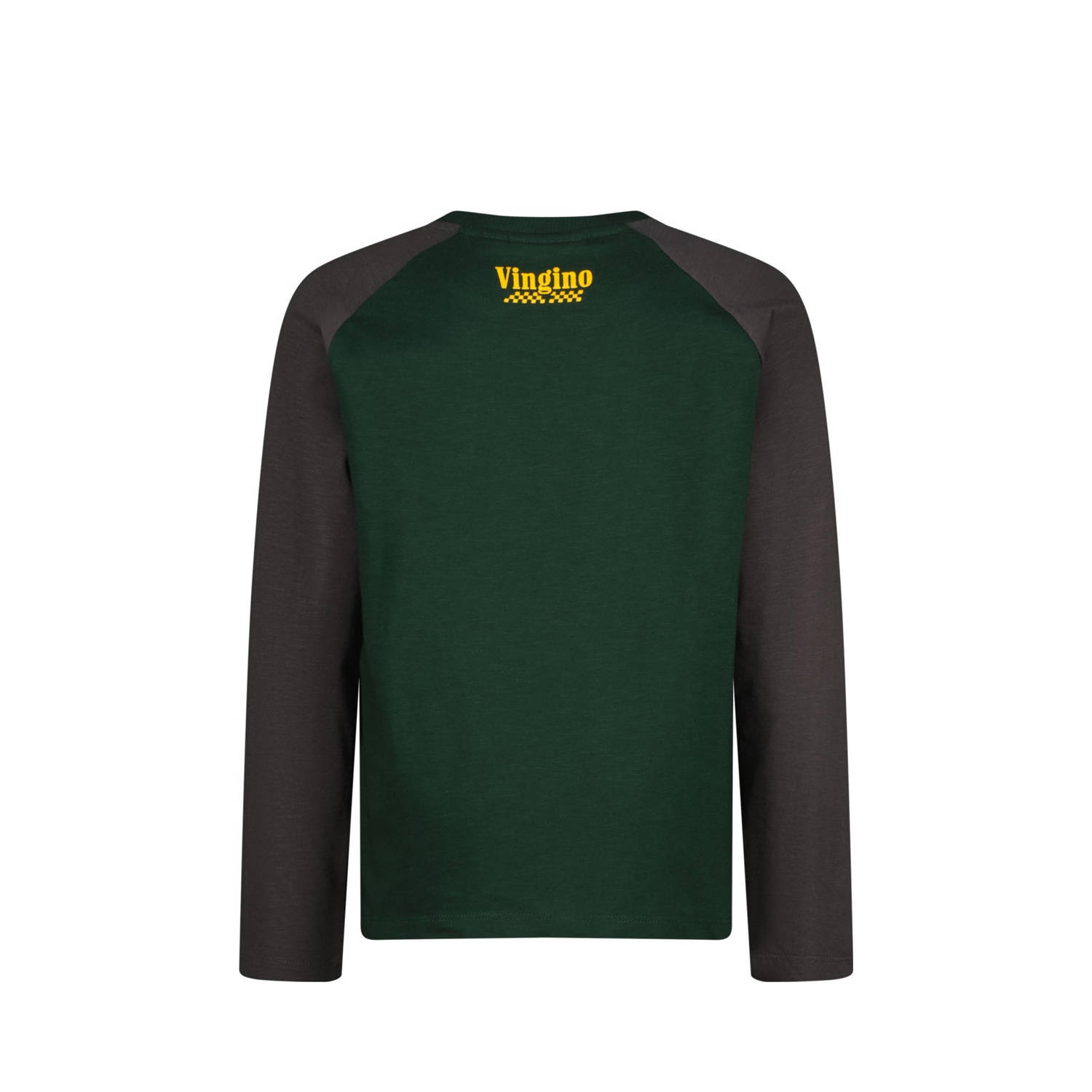 Vingino longsleeve Jalan donkergroen antraciet