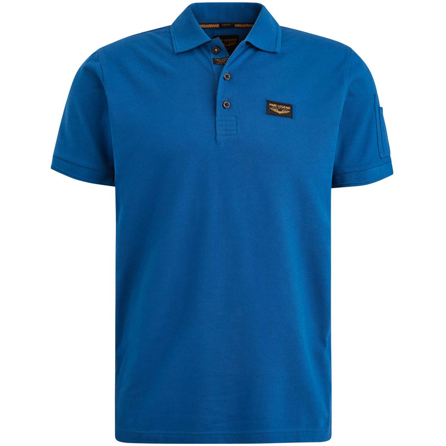 PME Legend Poloshirt Trackway Kobaltblauw
