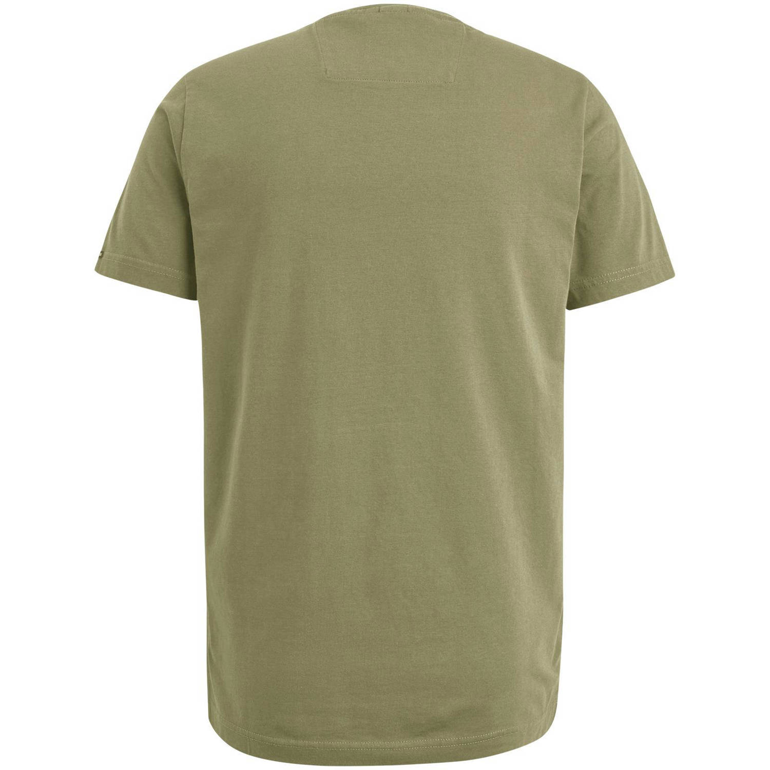 PME Legend regular fit T-shirt met logo groen
