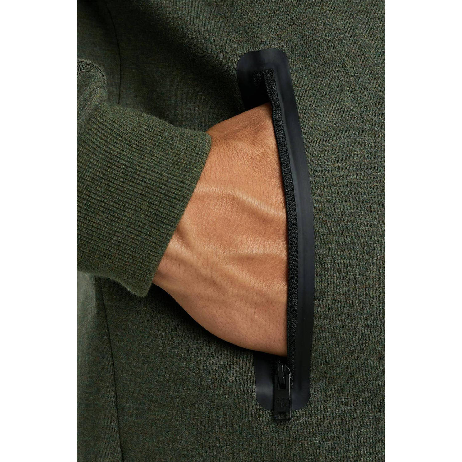 PME Legend gemêleerd sweatvest groen