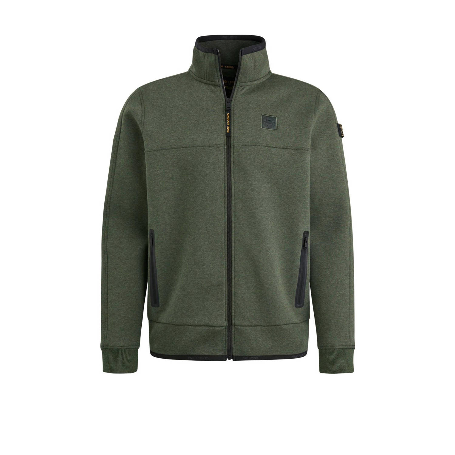 PME LEGEND Heren Jassen Zip Jacket Interlock Groen