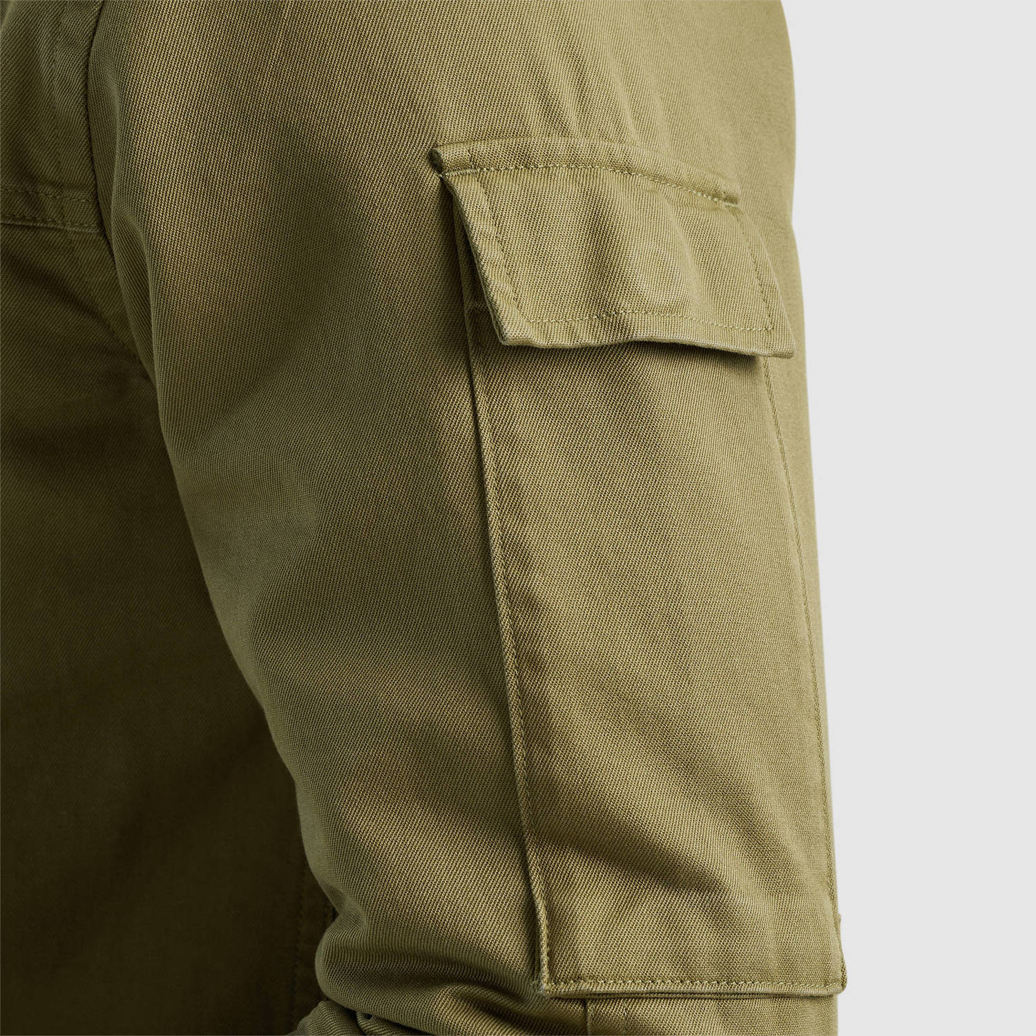 PME Legend regular fit denim overshirt met logo groen