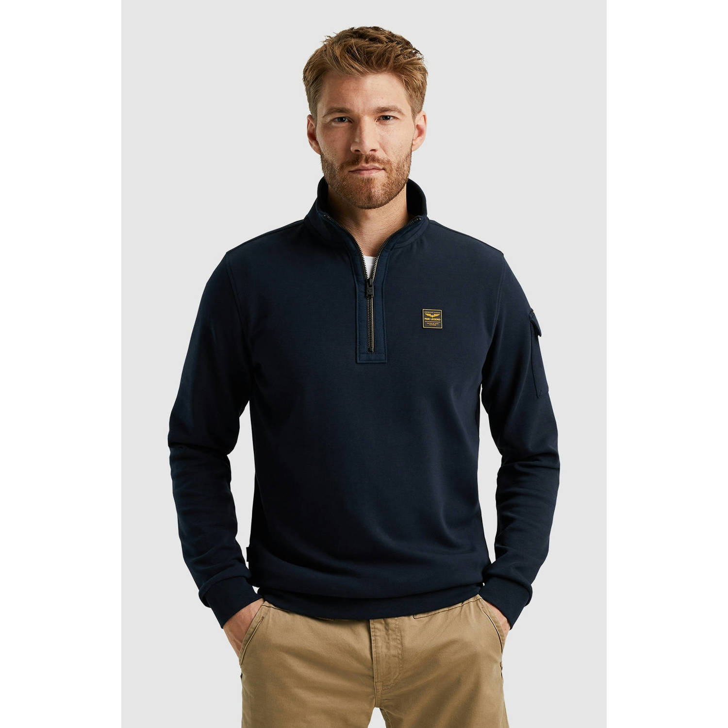 PME Legend sweater donkerblauw