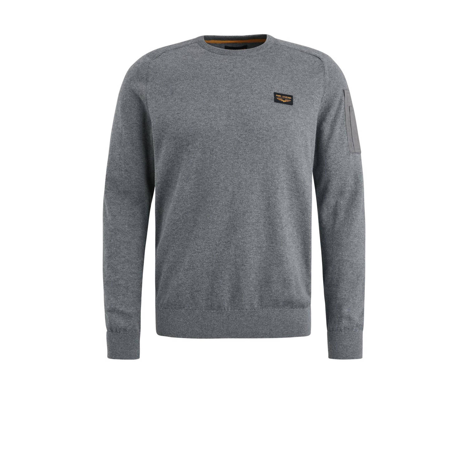 PME LEGEND Heren Truien & Vesten R-neck American Classic Knit Grijs