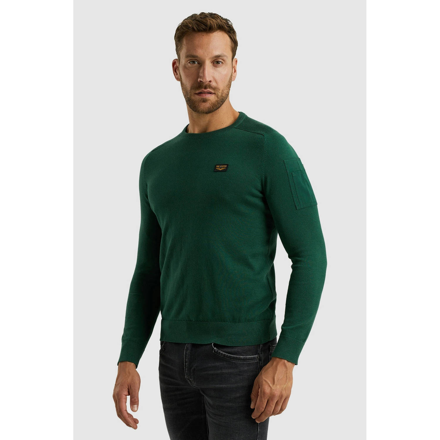 PME LEGEND Heren Truien & Vesten R-neck American Classic Knit Groen