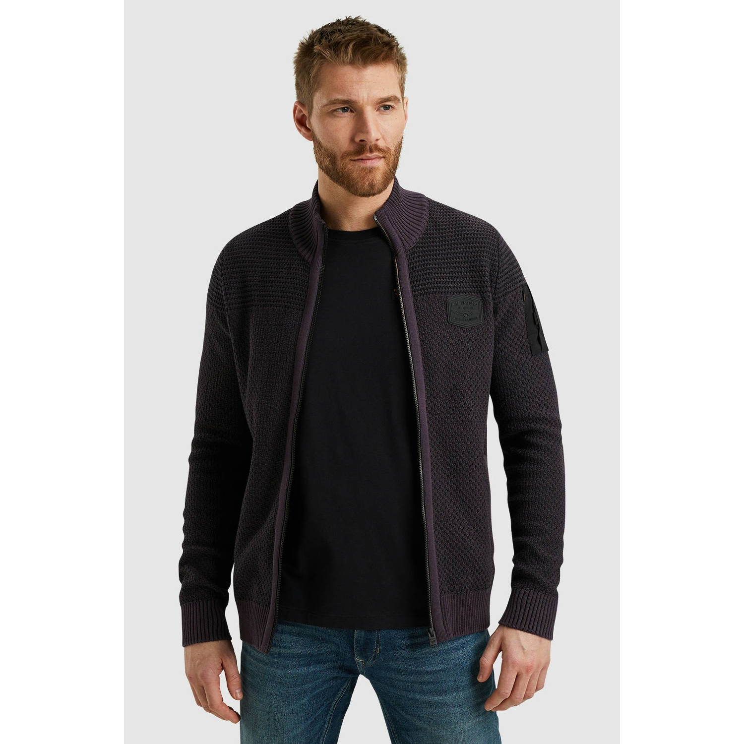 PME Legend Katoenen Ritsjas Structuur Brown Heren