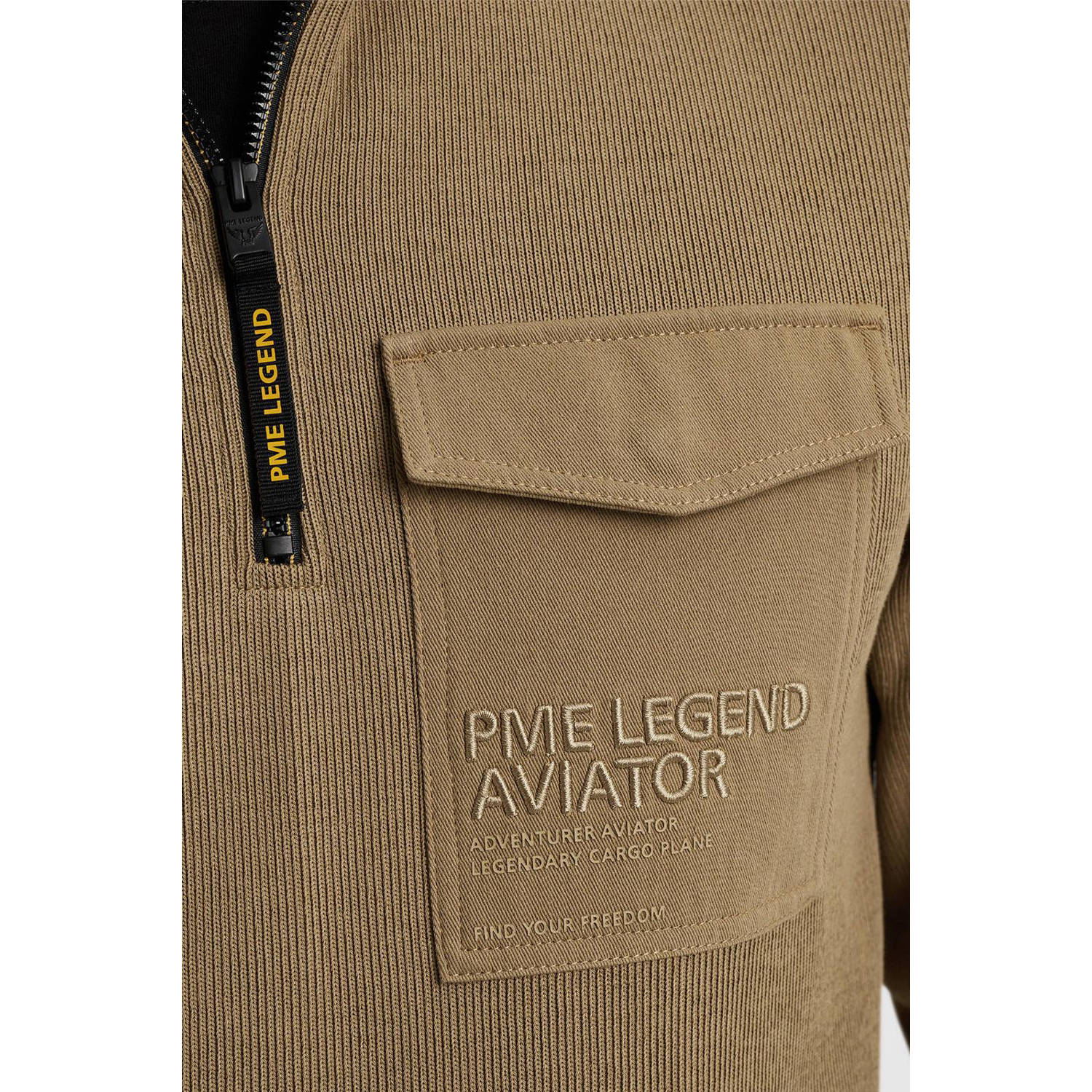 PME Legend gebreide trui bruin