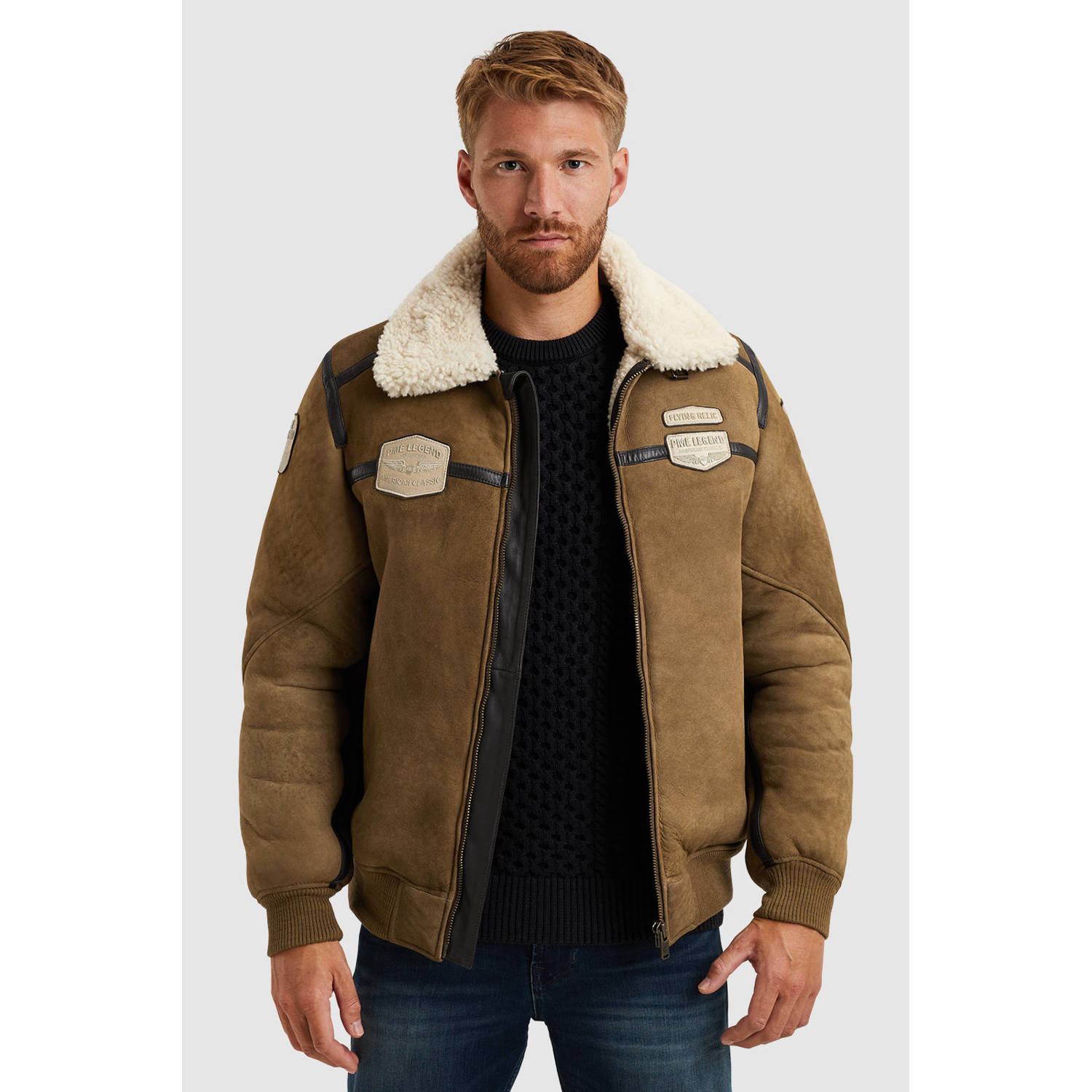 PME Legend leren jas STINMEN LTD bruin