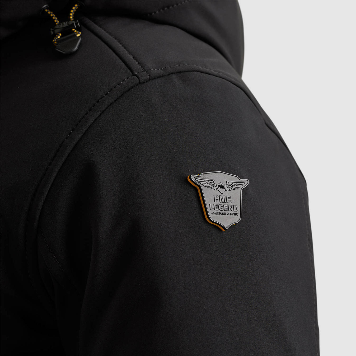 PME Legend softshell winterjas HAWKDOWN zwart