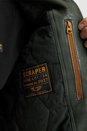thumbnail: PME Legend leren jas SCRAPER groen