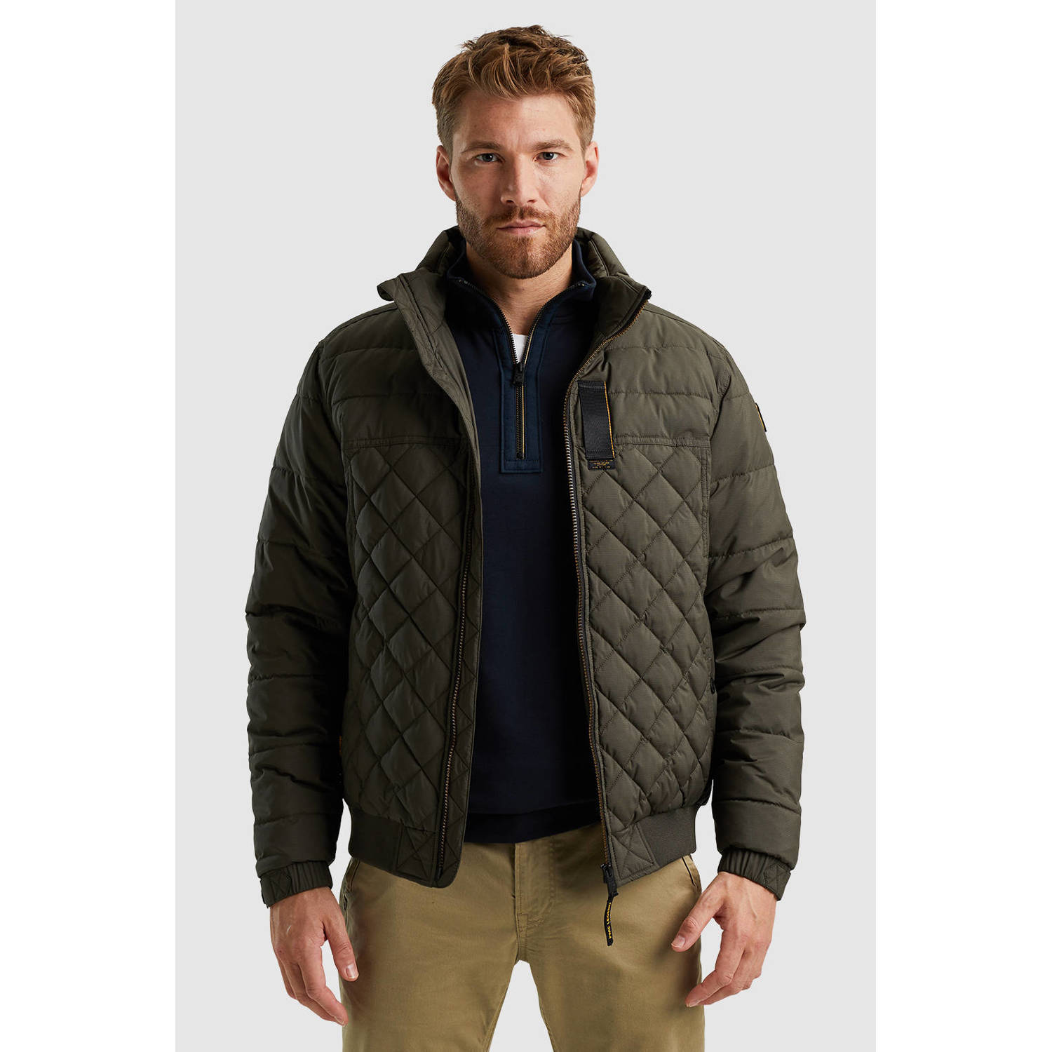 PME LEGEND Heren Jassen Flight Jacket Cargo Glider Brightster Groen