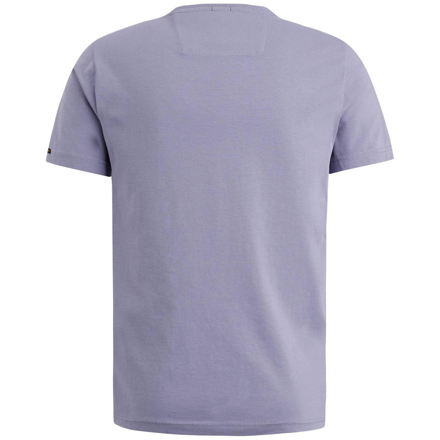 PME Legend regular fit T-shirt met logo lavendel