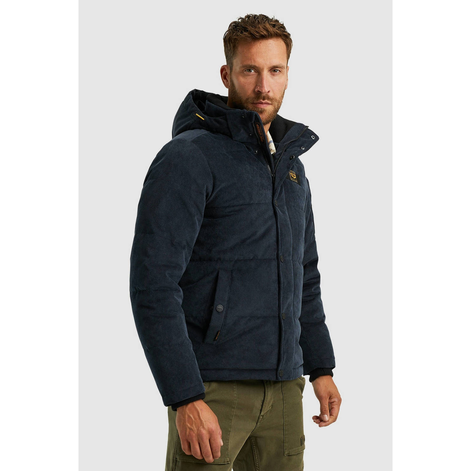 PME Legend gewatteerde winterjas Gobbler donkerblauw