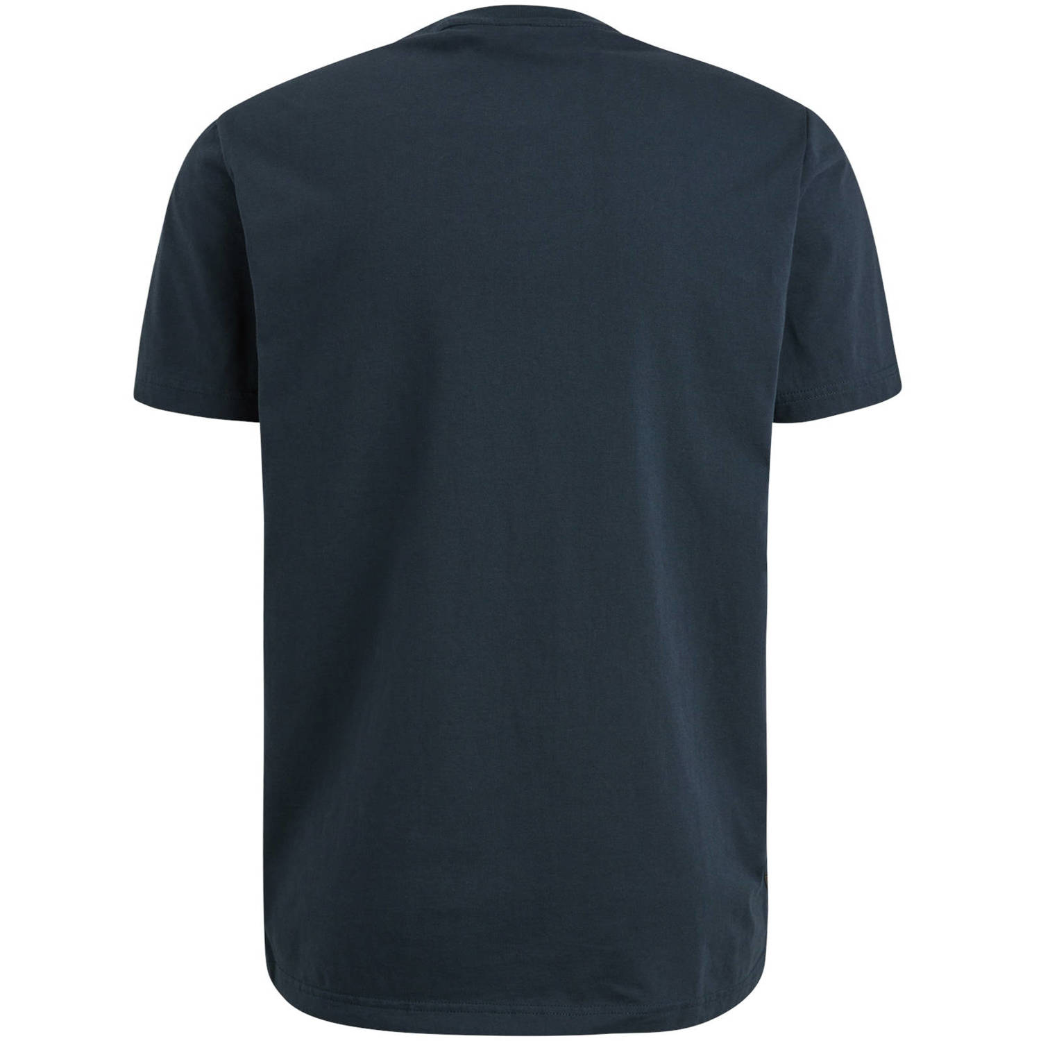 PME Legend regular fit T-shirt met printopdruk donkerblauw