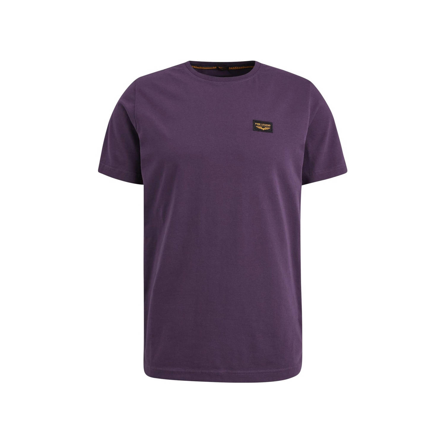 PME Legend regular fit T-shirt met logo paars