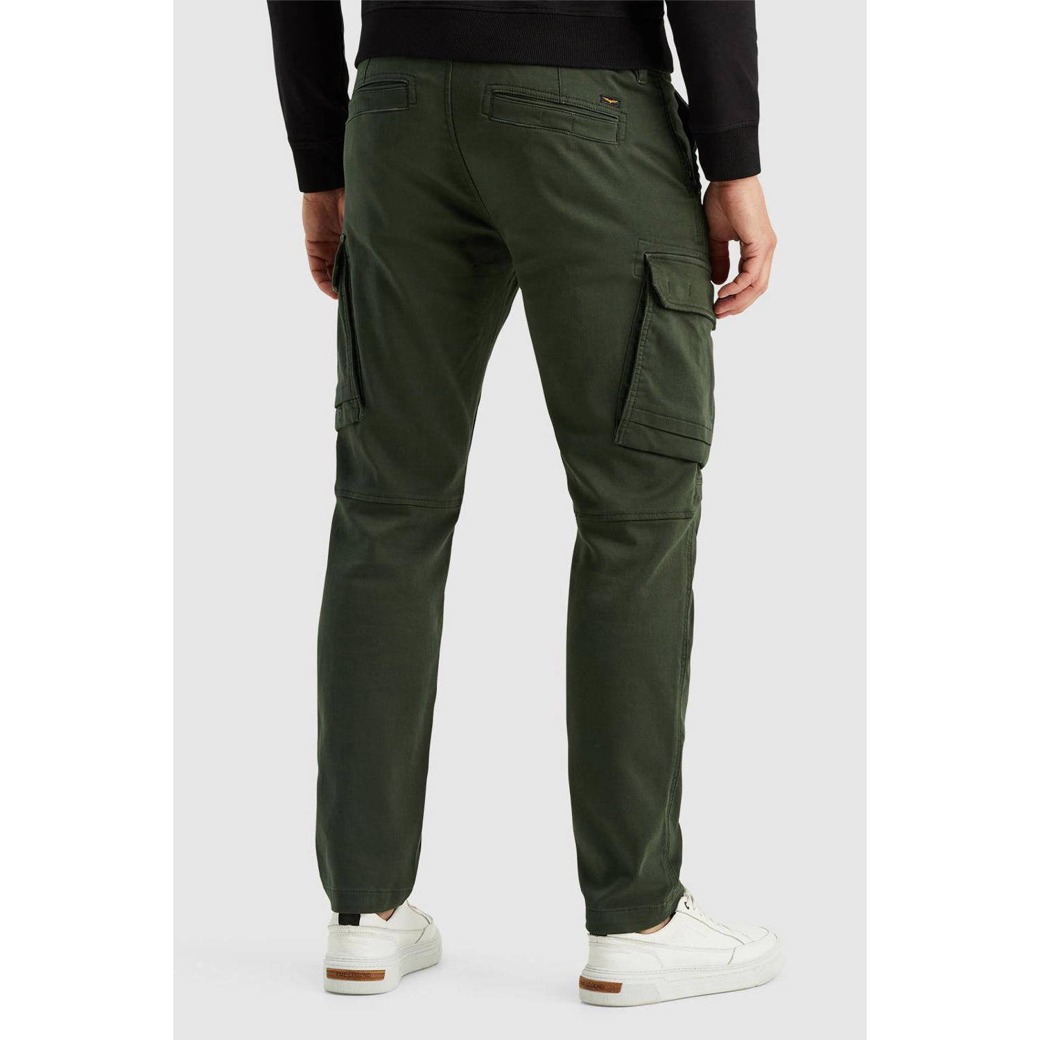 PME Legend tapered fit cargo broek EXPEDIZOR donkergroen