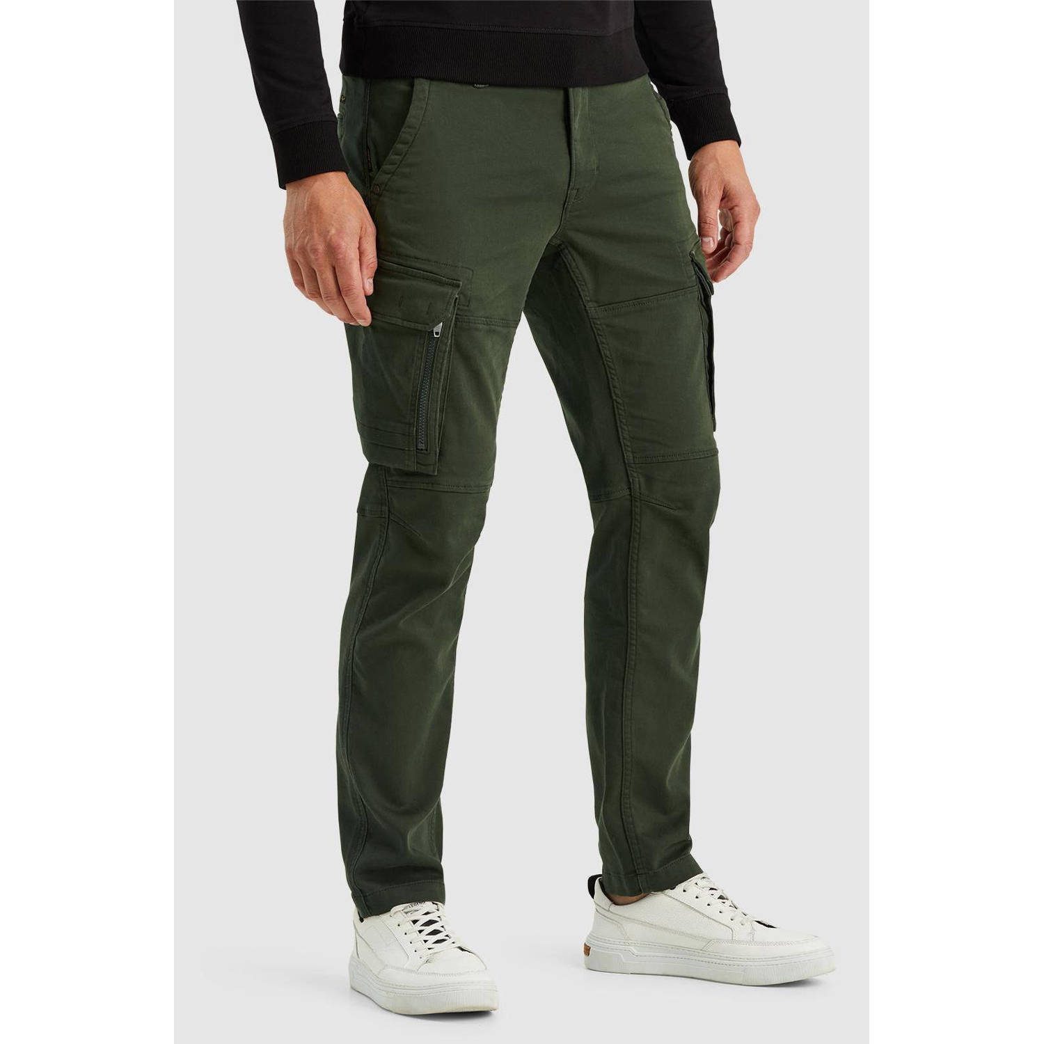 PME Legend tapered fit cargo broek EXPEDIZOR donkergroen