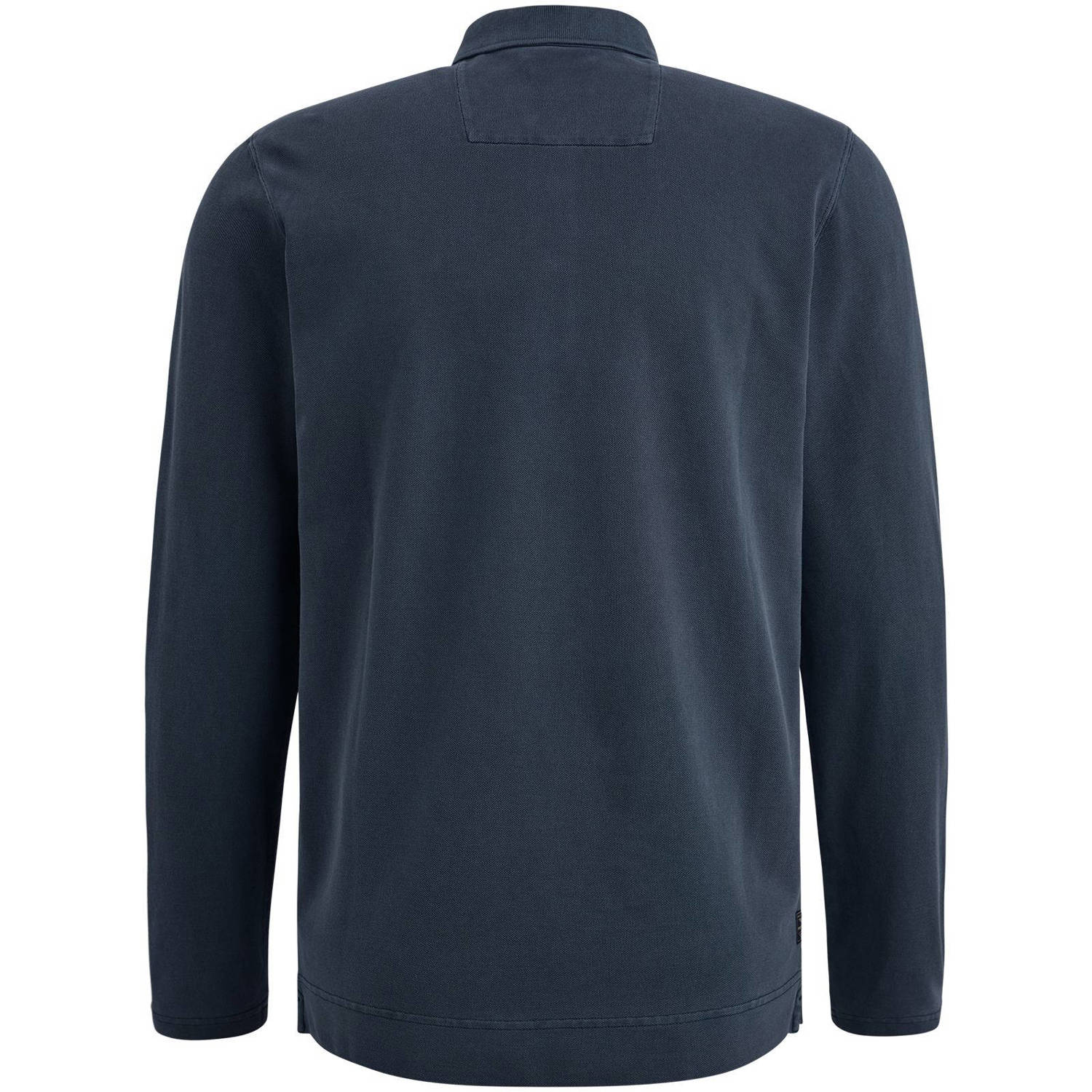 PME Legend regular fit polo met logo donkerblauw